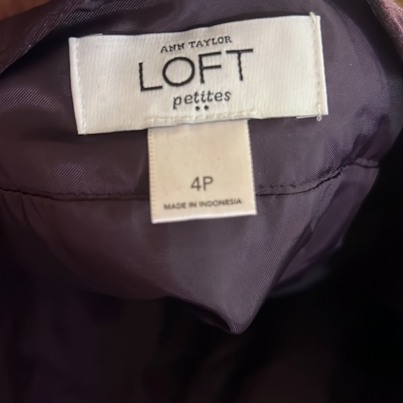 Ann Taylor loft brown petite skirt size: 4P - Picture 4 of 7
